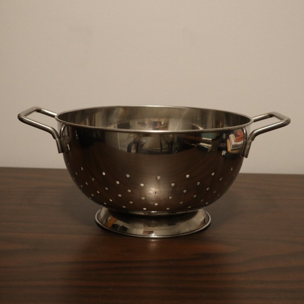 Estia TM Gourmet 5 qt. 18/10 Stainless Steel Colander Strainer 5 Quart